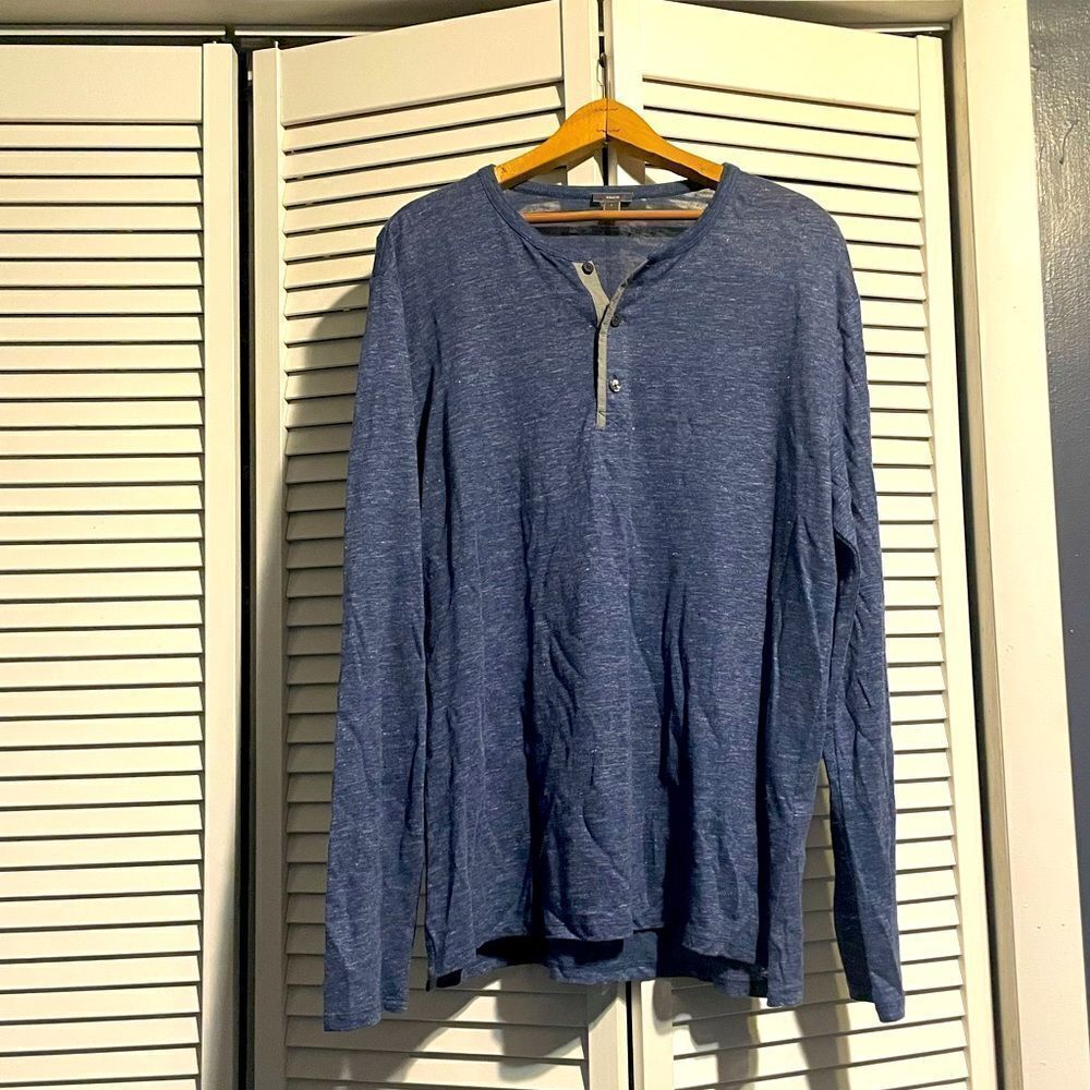 Vince long sleeve shirt, large